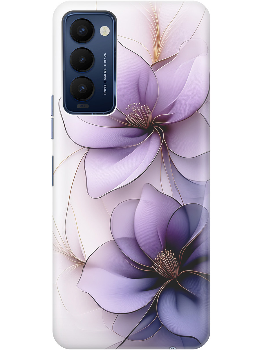 

Силиконовый чехол на Tecno Camon 18 / 18P с принтом "Сиреневые цветы", Прозрачный;белый;серый;фиолетовый, 741735921
