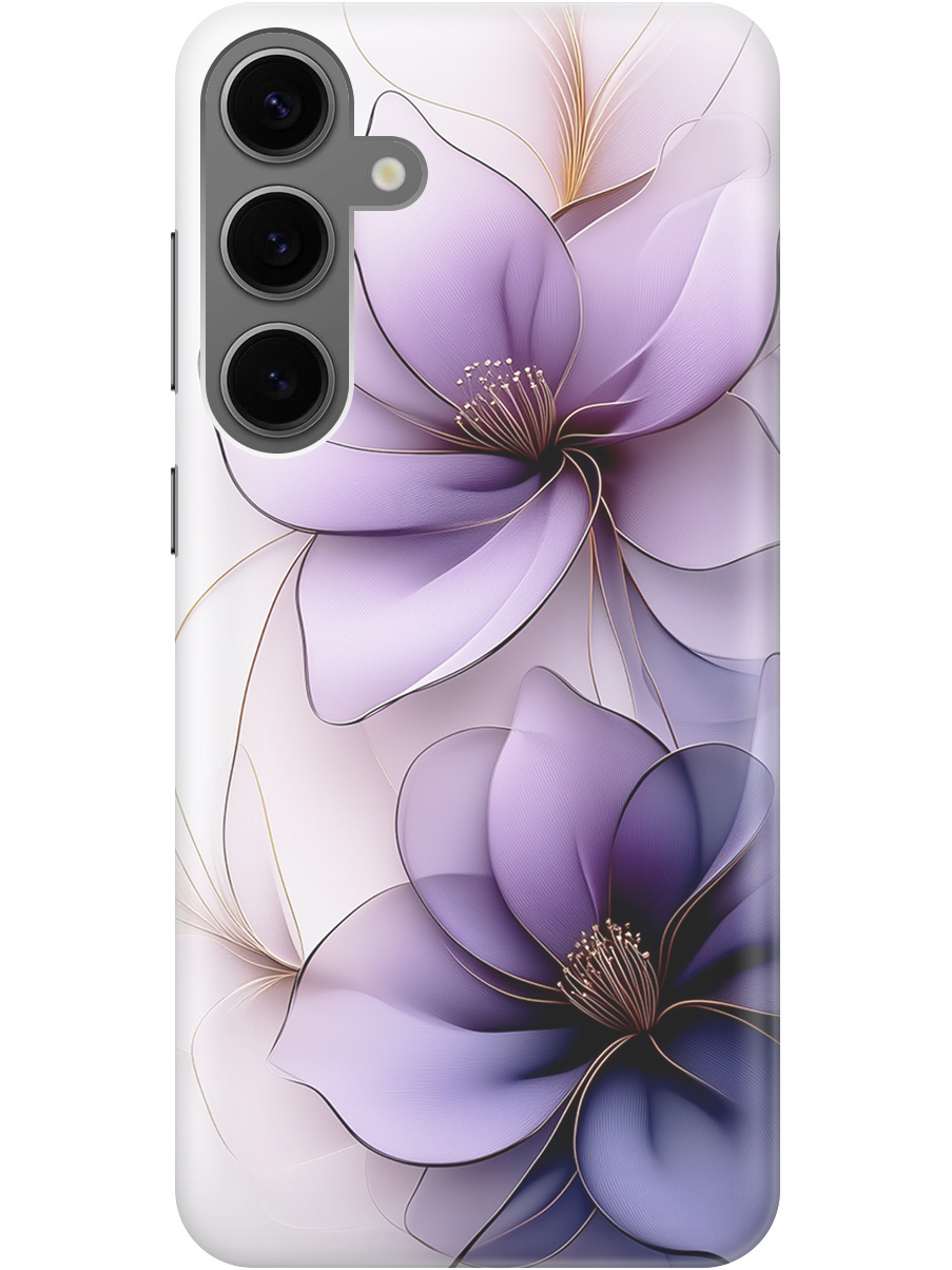 

Силиконовый чехол на Samsung Galaxy S24+ с принтом "Сиреневые цветы", Прозрачный;белый;серый;фиолетовый, 779824621