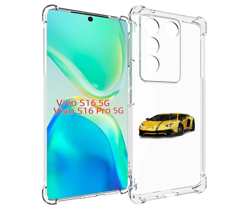

Чехол MyPads Ламбо мужской для Vivo S16 5G/S16 Pro 5G/V27/V27 Pro, Tocco