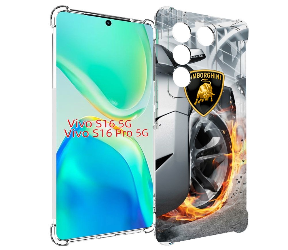 

Чехол MyPads Ламборгини мужской для Vivo S16 5G/S16 Pro 5G/V27/V27 Pro, Tocco