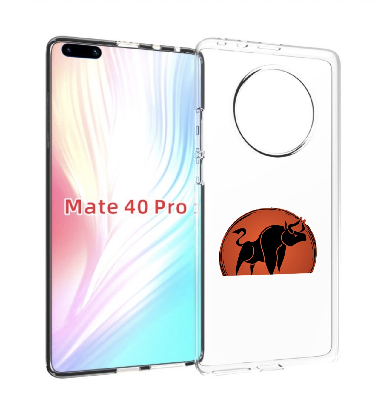 

Чехол MyPads Бык-2 для Huawei Mate 40 Pro (NOH-NX9), Прозрачный, Tocco