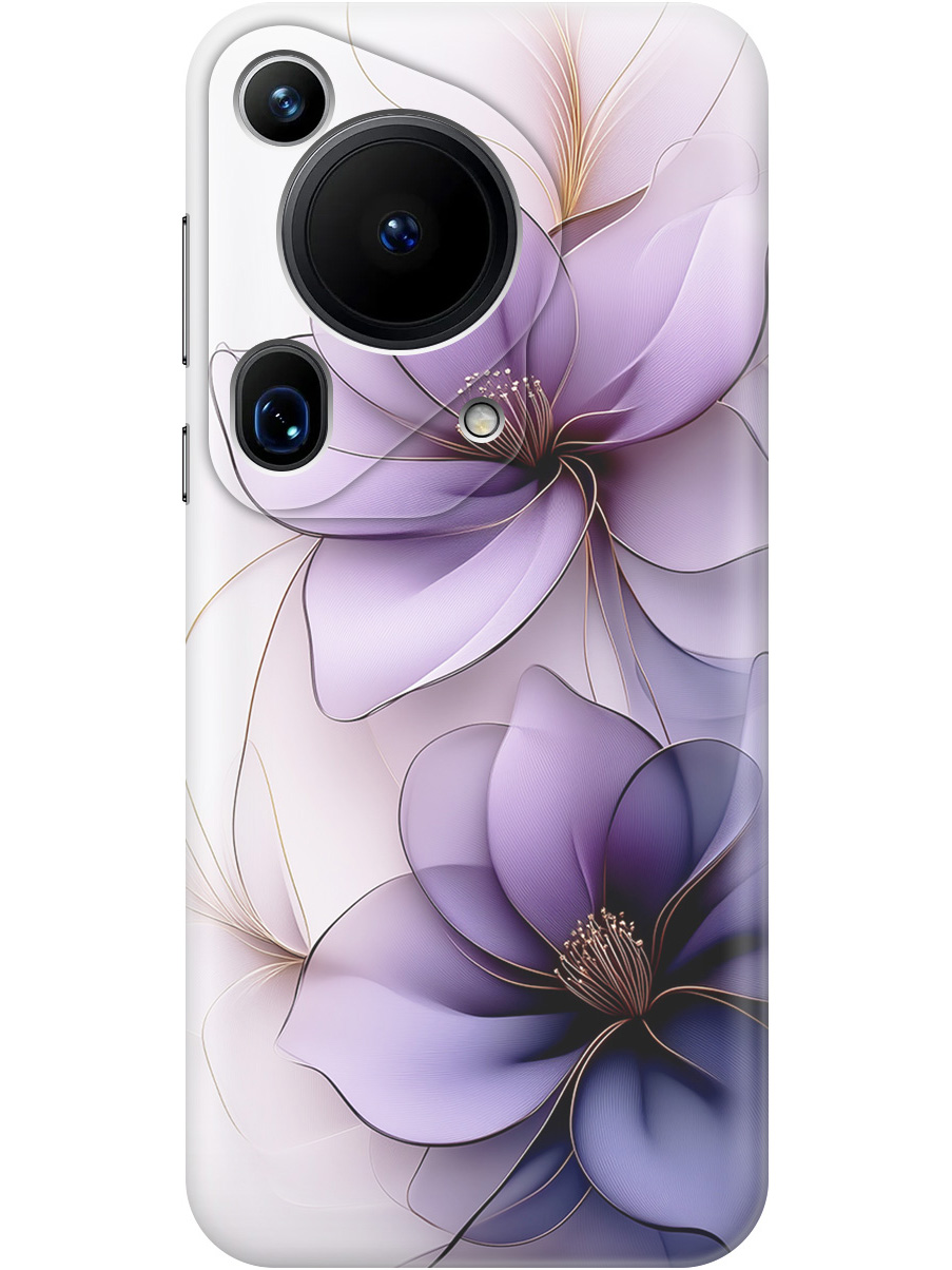 

Силиконовый чехол на Huawei Pura 70 Ultra с принтом "Сиреневые цветы", Прозрачный;белый;серый;фиолетовый, 782625821