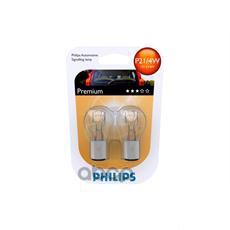 

PHILIPS P21/4W 12V (21/4W) Лампа в блистере (к-кт 2шт) цена за к-кт BAZ15d BP