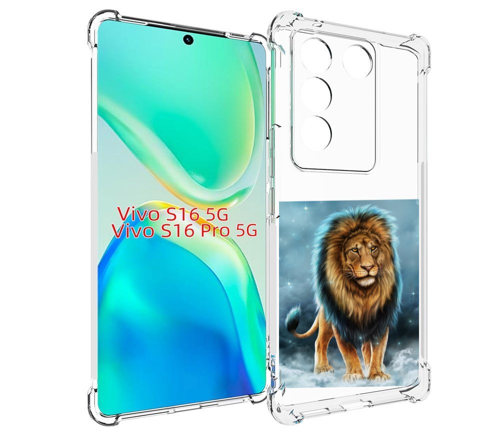 

Чехол MyPads Лев-в-тумане для Vivo S16 5G/S16 Pro 5G/V27/V27 Pro, Tocco