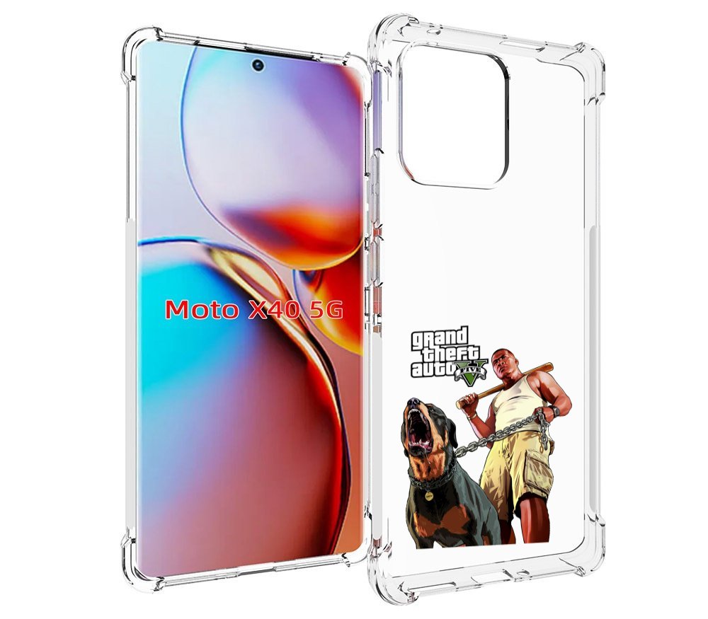 

Чехол MyPads GTA грозная собака для Motorola Moto X40, Прозрачный, Tocco