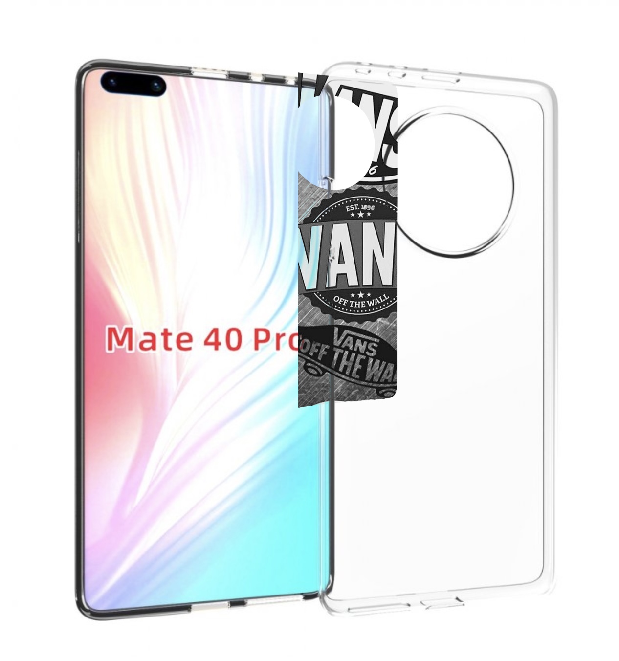 

Чехол MyPads Ванс-постер для Huawei Mate 40 Pro (NOH-NX9), Прозрачный, Tocco
