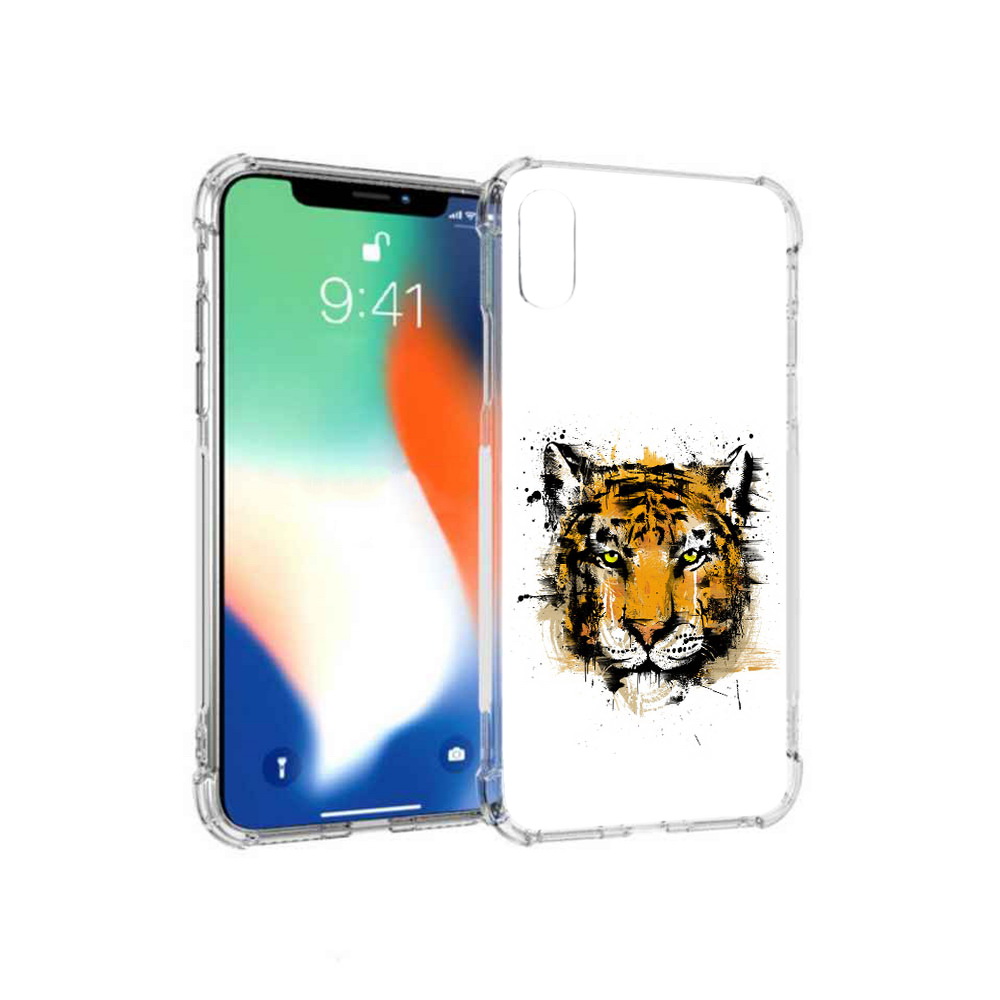 

Чехол MyPads Tocco для Apple iPhone XS Max тигруля (PT117540.614.643), Прозрачный, Tocco