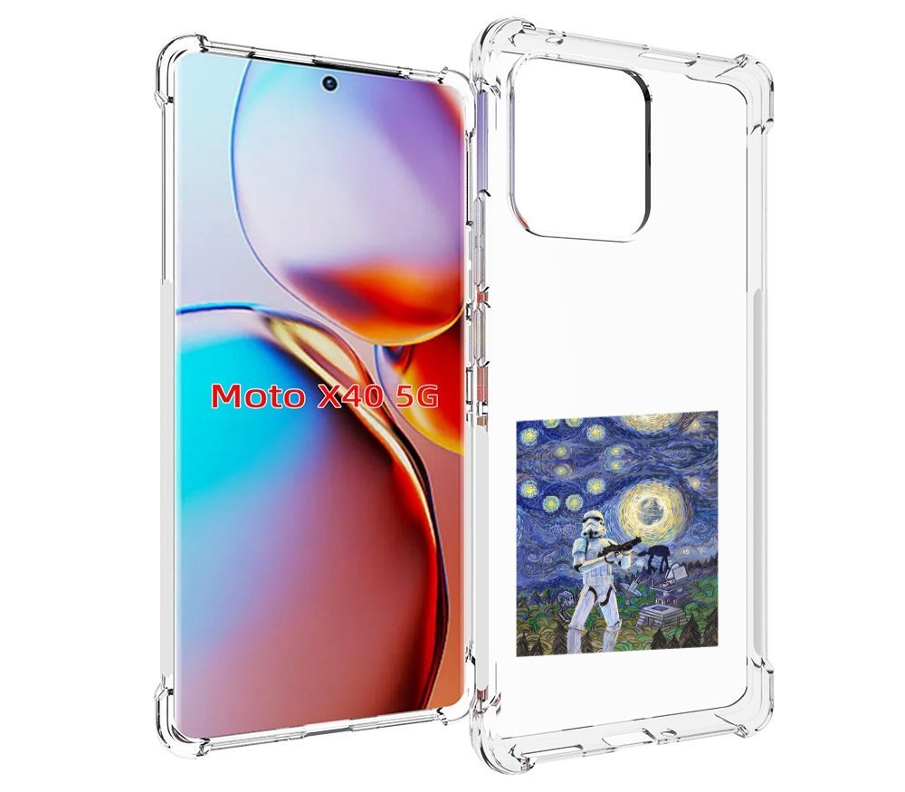 

Чехол MyPads star wars звездная ночь для Motorola Moto X40, Прозрачный, Tocco