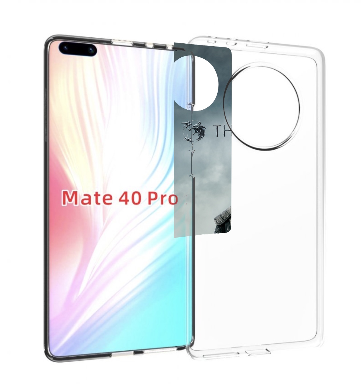 Чехол MyPads Ведьмак-2 для Huawei Mate 40 Pro (NOH-NX9)