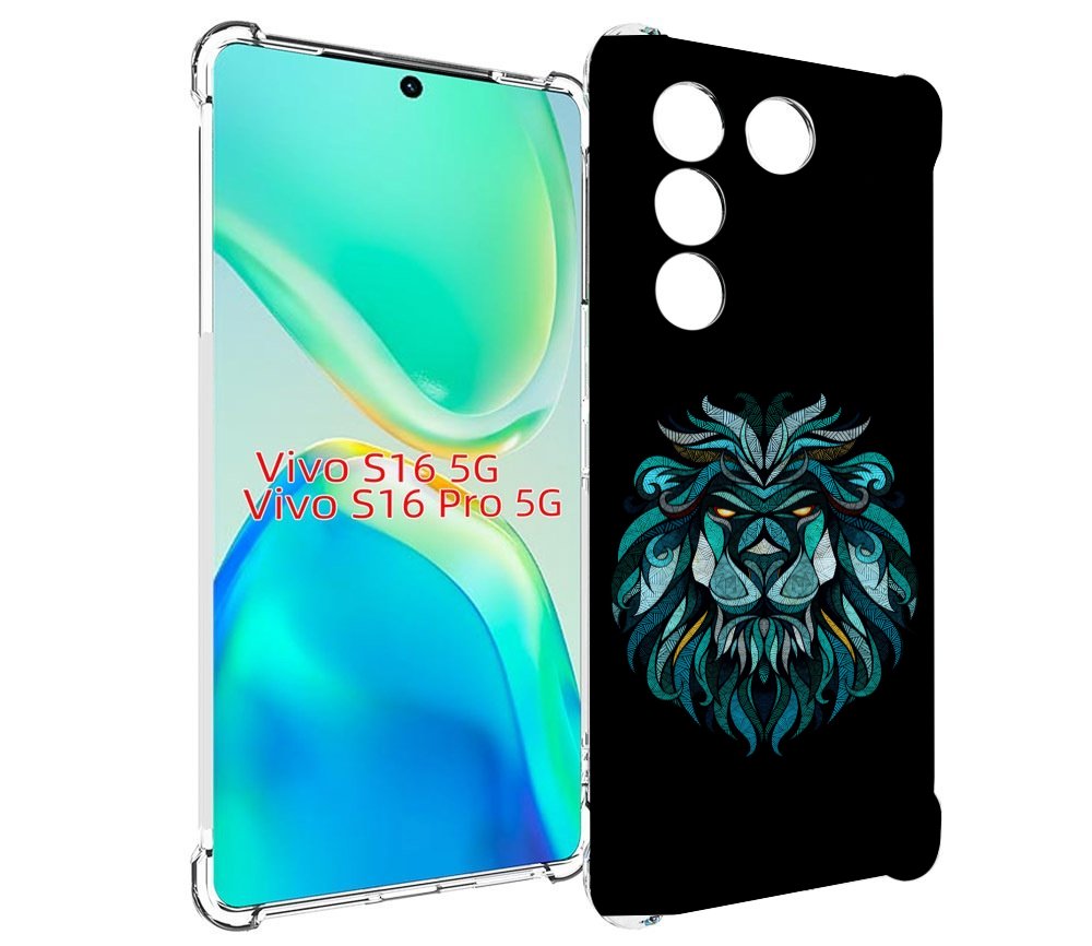 

Чехол MyPads Лев-красивый-зеленый для Vivo S16 5G/S16 Pro 5G/V27/V27 Pro, Tocco