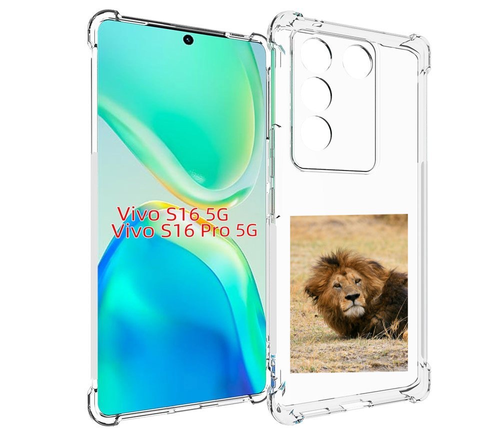 

Чехол MyPads Лев-лежит мужской для Vivo S16 5G/S16 Pro 5G/V27/V27 Pro, Tocco