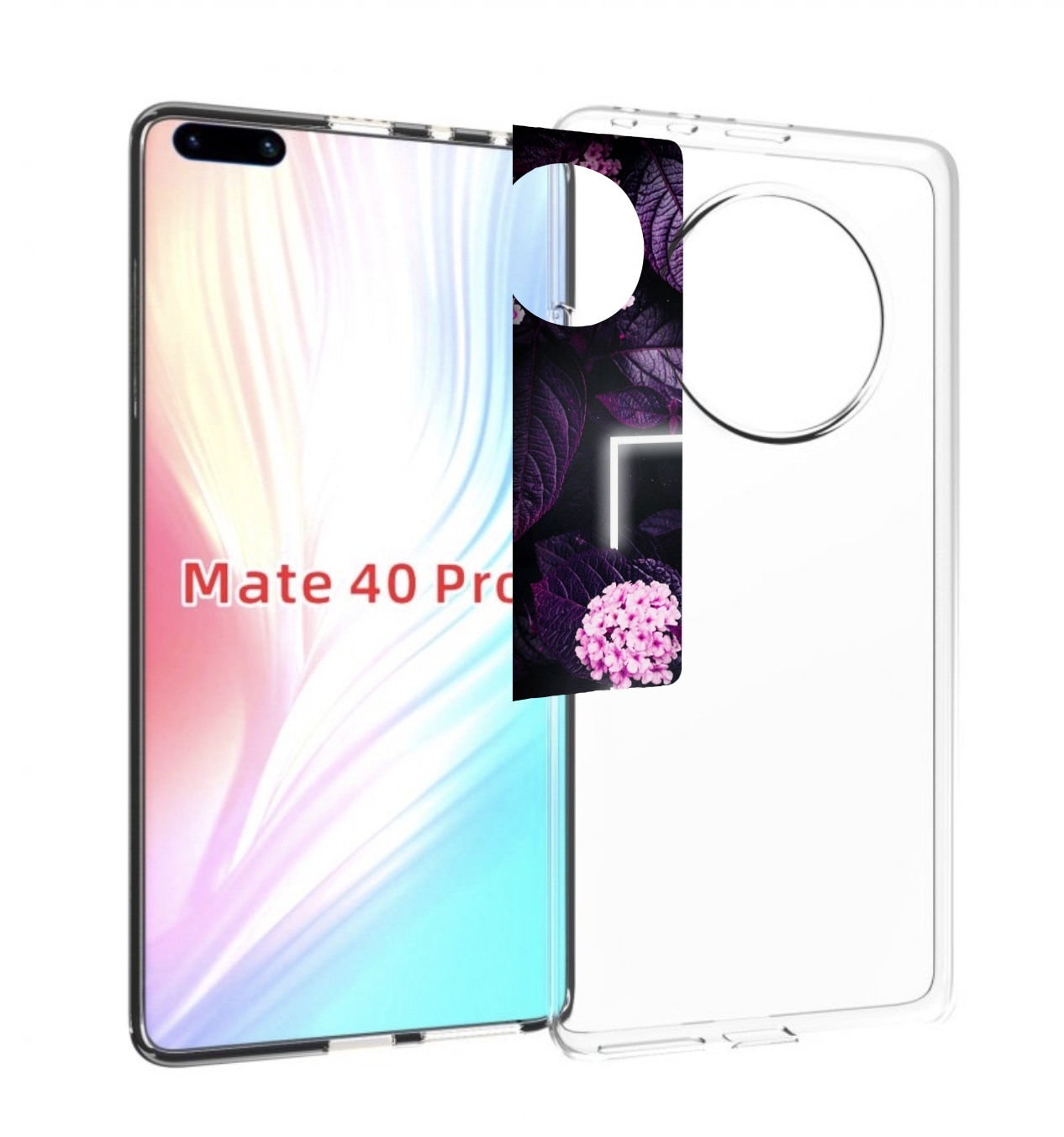 

Чехол MyPads Витамин для Huawei Mate 40 Pro (NOH-NX9), Прозрачный, Tocco