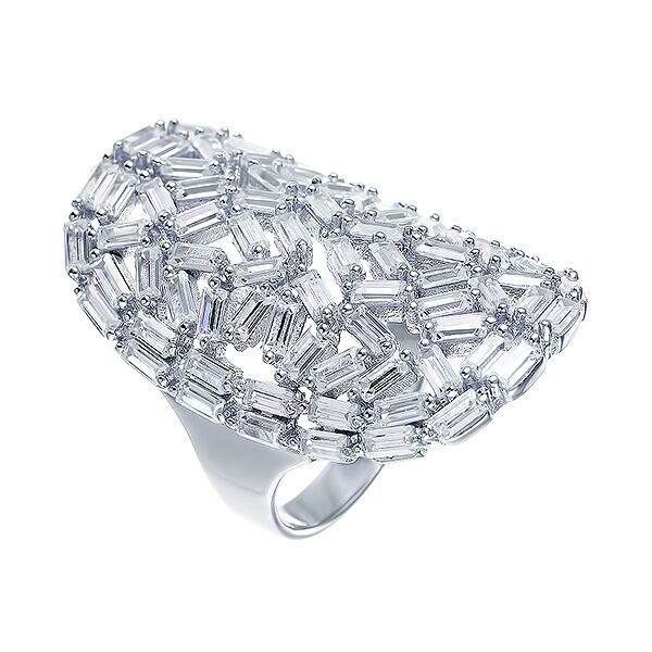 

Кольцо из серебра р. 17,5 JV R26238-R_001_WG, фианит, R26238-R_001_WG