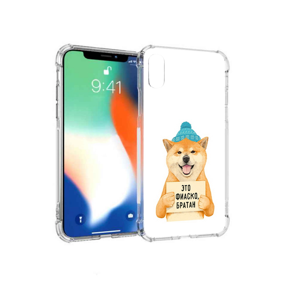 

Чехол MyPads Tocco для Apple iPhone XS Max фиаско (PT117540.614.656), Прозрачный, Tocco