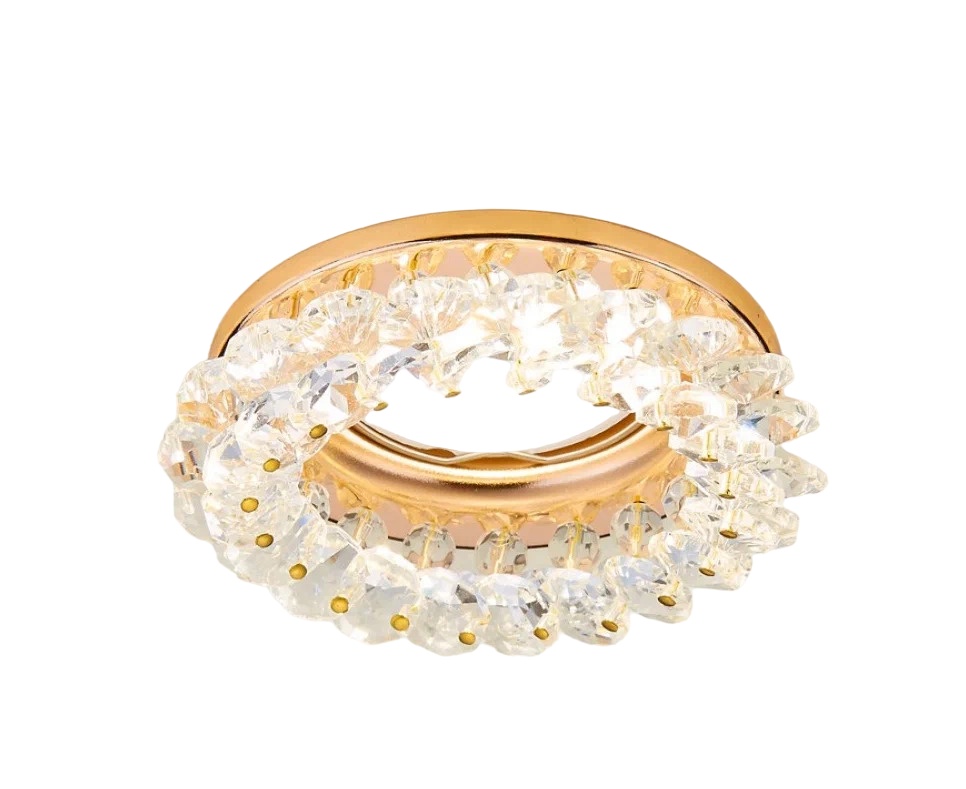 

Встраиваемый светильник Ambrella light Crystal K206 CL/G