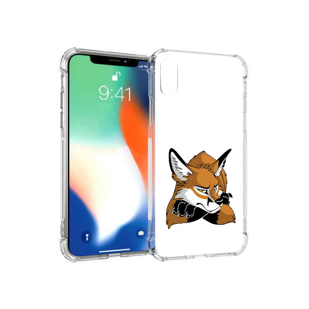 

Чехол MyPads Tocco для Apple iPhone XS Max фокс (PT117540.614.660), Прозрачный, Tocco