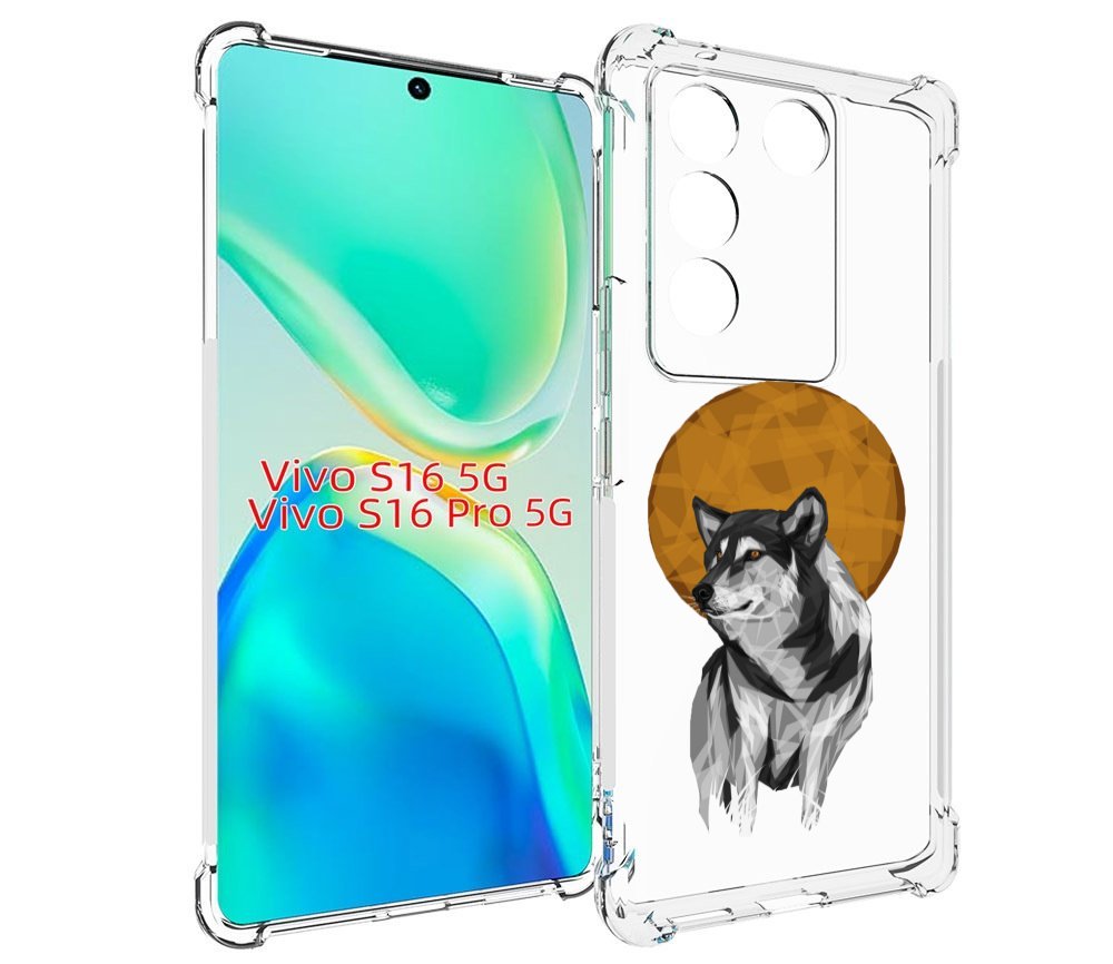 

Чехол MyPads Лунный волк для Vivo S16 5G/S16 Pro 5G/V27/V27 Pro, Tocco