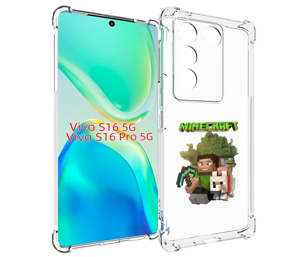 

Чехол MyPads Майнкрафт детский для Vivo S16 5G/S16 Pro 5G/V27/V27 Pro, Tocco