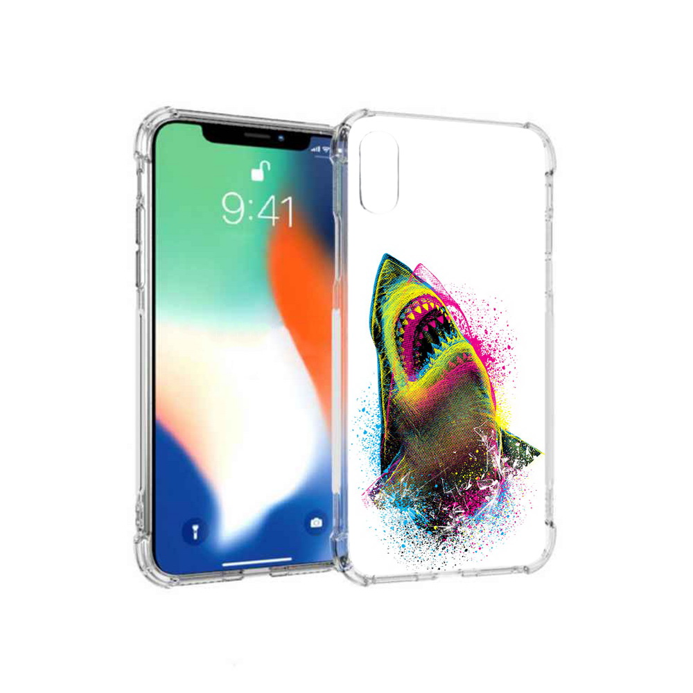 

Чехол MyPads Tocco для Apple iPhone XS Max челюсти-2 (PT117540.614.674), Прозрачный, Tocco