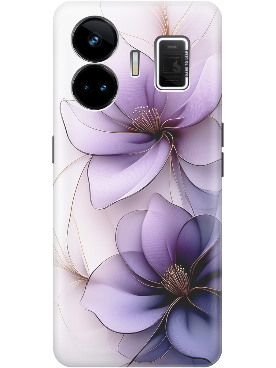 

Силиконовый чехол на Realme GT Neo 5 / GT3 с принтом "Сиреневые цветы", Прозрачный;белый;серый;фиолетовый, 768742021