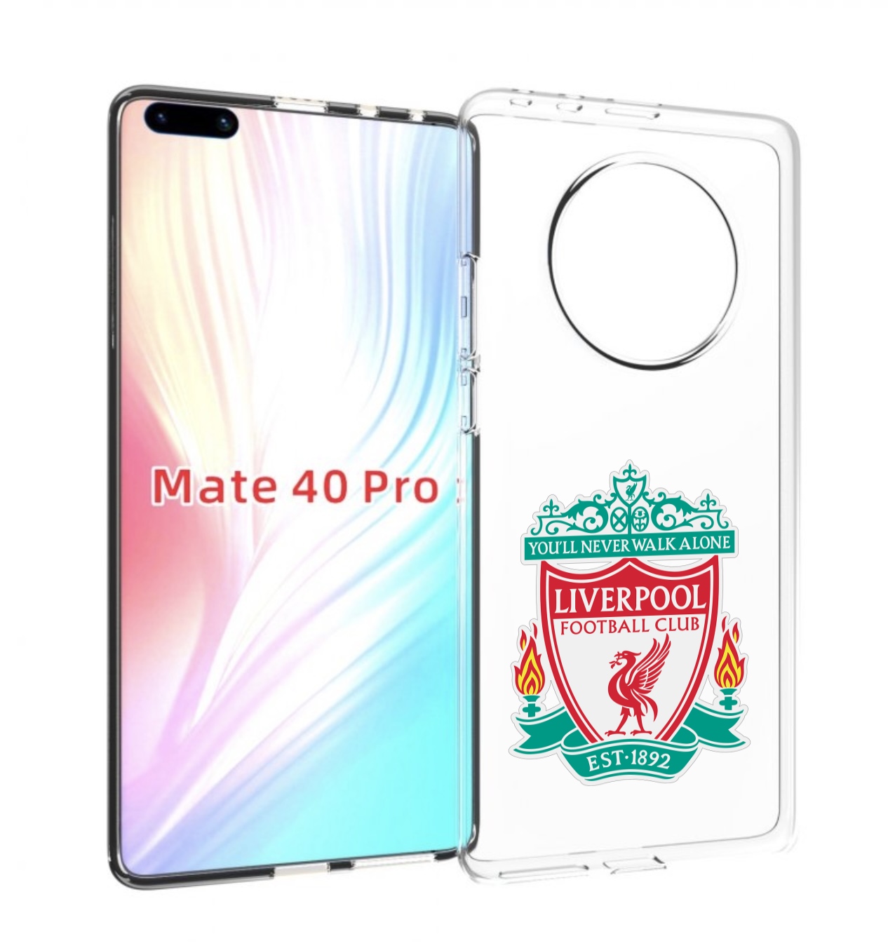 

Чехол MyPads Герб-Ливерпуля для Huawei Mate 40 Pro (NOH-NX9), Прозрачный, Tocco