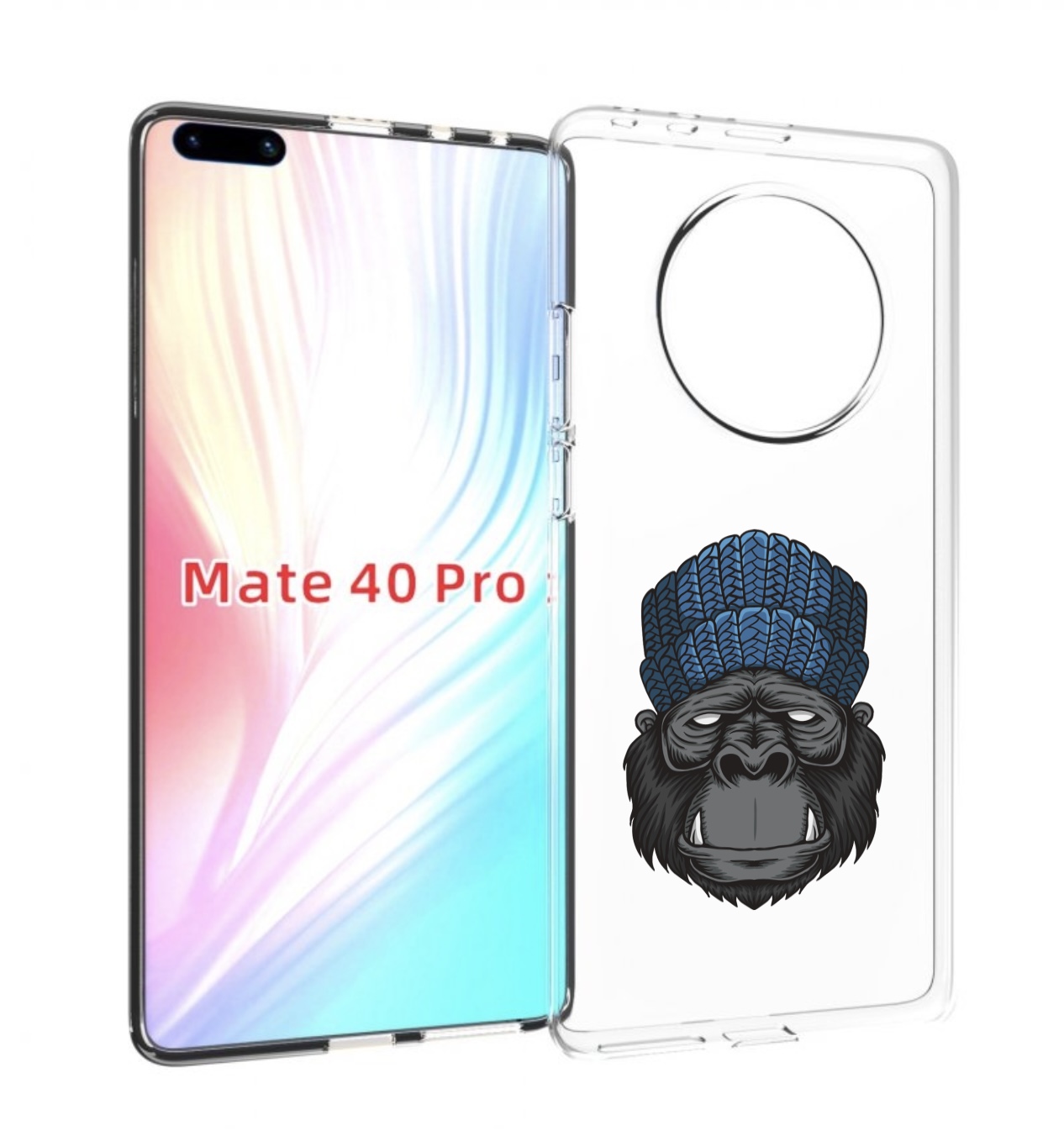 

Чехол MyPads Горила для Huawei Mate 40 Pro (NOH-NX9), Прозрачный, Tocco