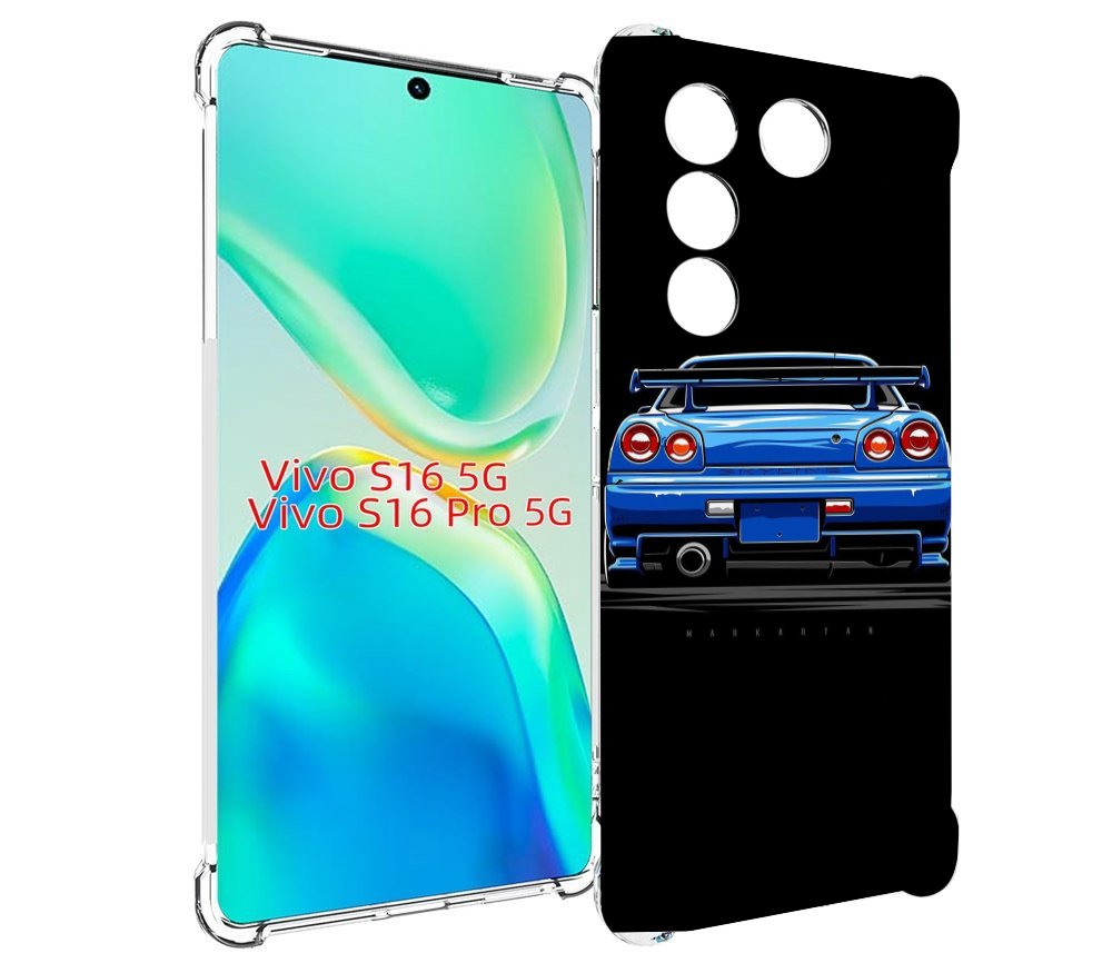 

Чехол MyPads Машина-синяя мужской для Vivo S16 5G/S16 Pro 5G/V27/V27 Pro, Tocco