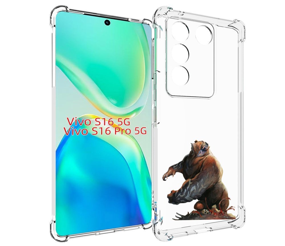 

Чехол MyPads Медведь-жестокий для Vivo S16 5G/S16 Pro 5G/V27/V27 Pro, Tocco