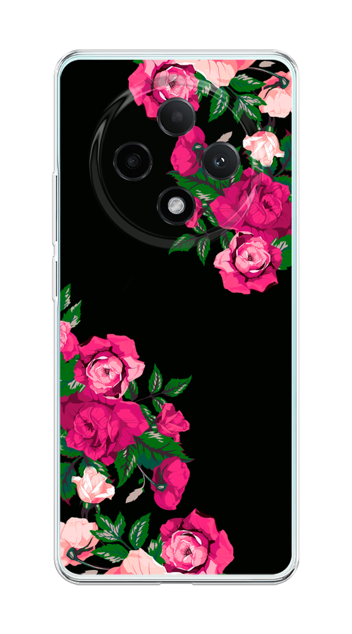 

Чехол на Oppo A3 Pro 5G "Розы фуксия", Черный;розовый;зеленый, 2517950-1