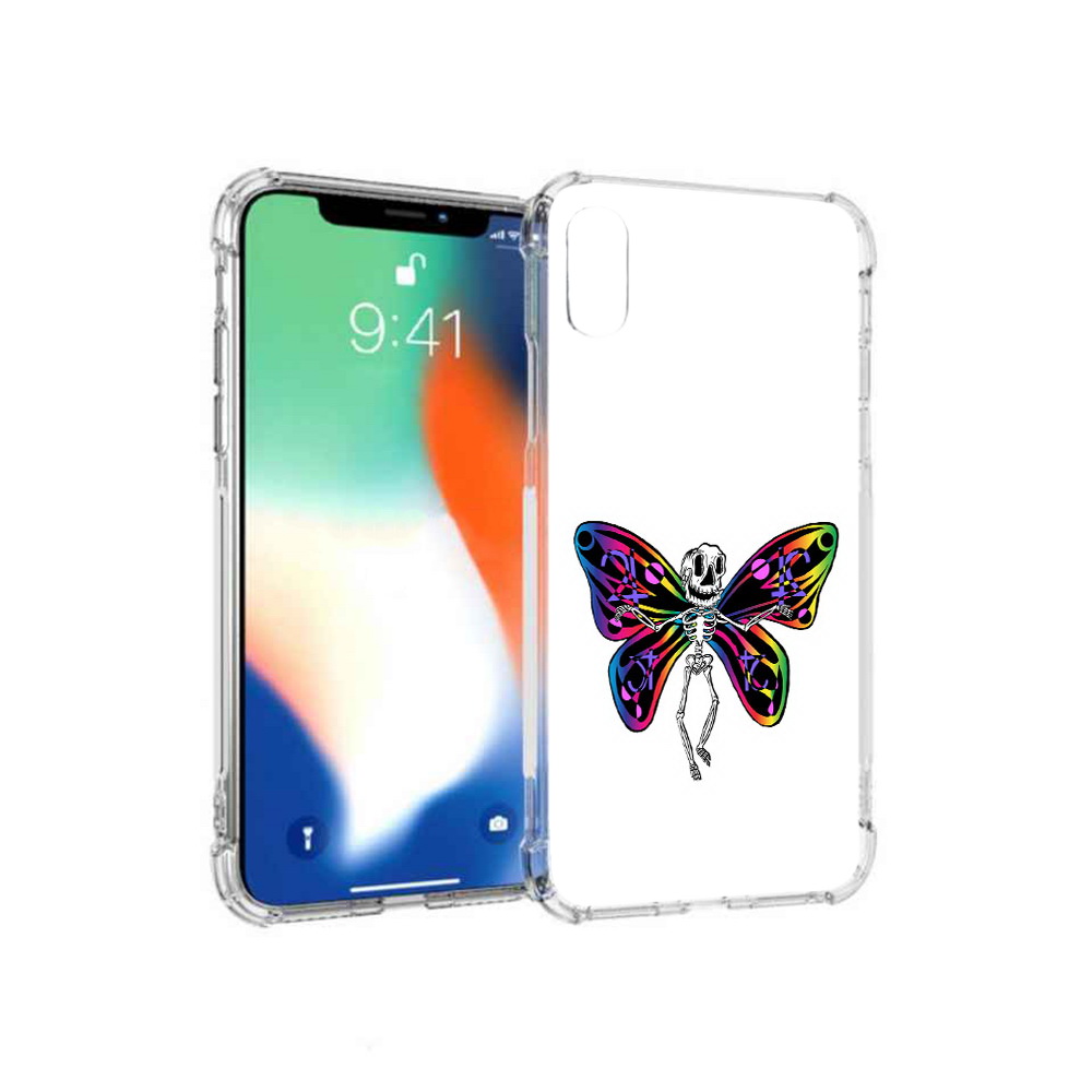 

Чехол MyPads Tocco для Apple iPhone XS Max эффект бабочки (PT117540.614.701), Прозрачный, Tocco