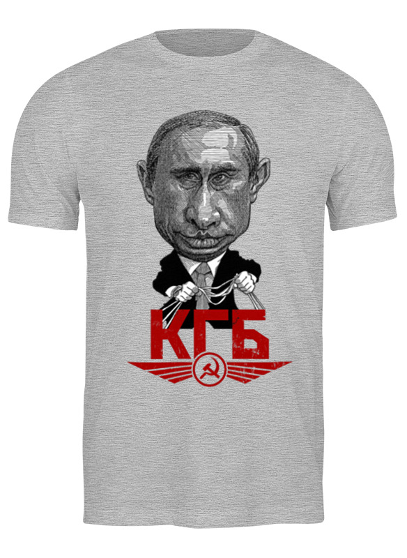 

Футболка унисекс Printio Putin серая 3XL, Серый, Putin
