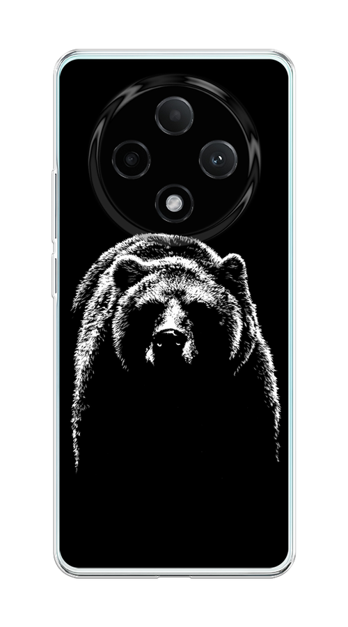 

Чехол на Oppo A3 Pro 5G "Медведь в ночи", Белый;черный, 2517950-1