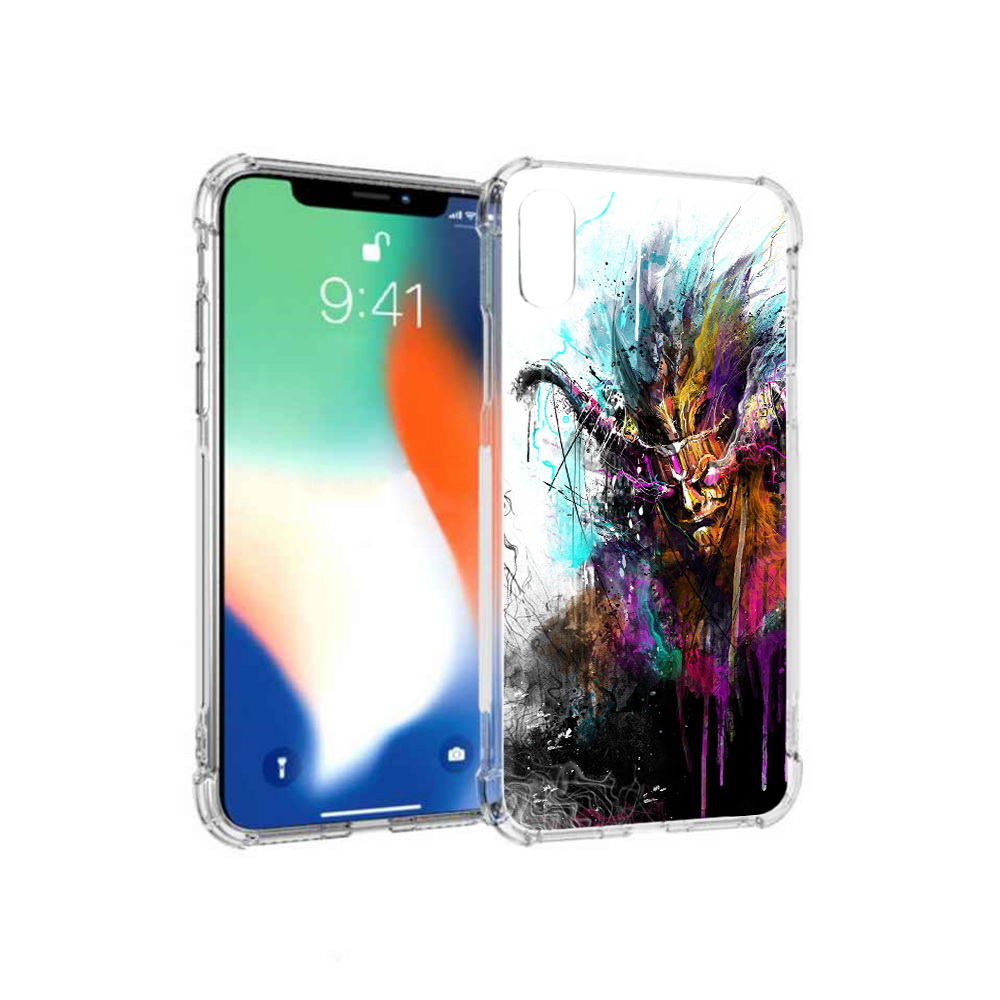 

Чехол MyPads Tocco для Apple iPhone XS Max яркий дьявол (PT117540.614.709), Прозрачный, Tocco