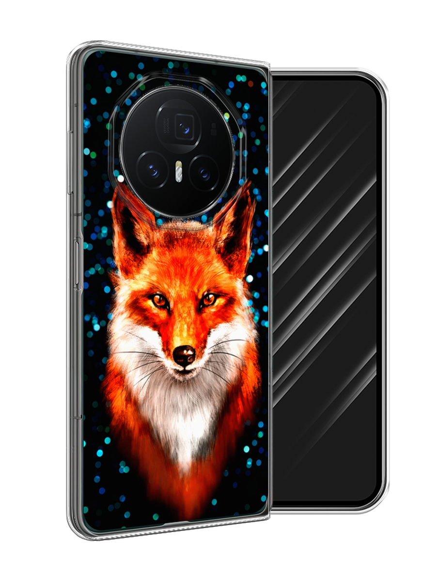 

Чехол Awog на Honor Magic V3 "Волшебная лиса", Оранжевый;черный;белый, 6125050-1