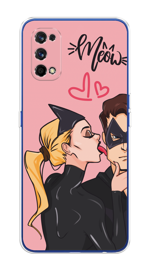 

Чехол Awog на Realme 7 Pro "Kiss of Cat Woman", Розовый;черный;бежевый, 254050-1