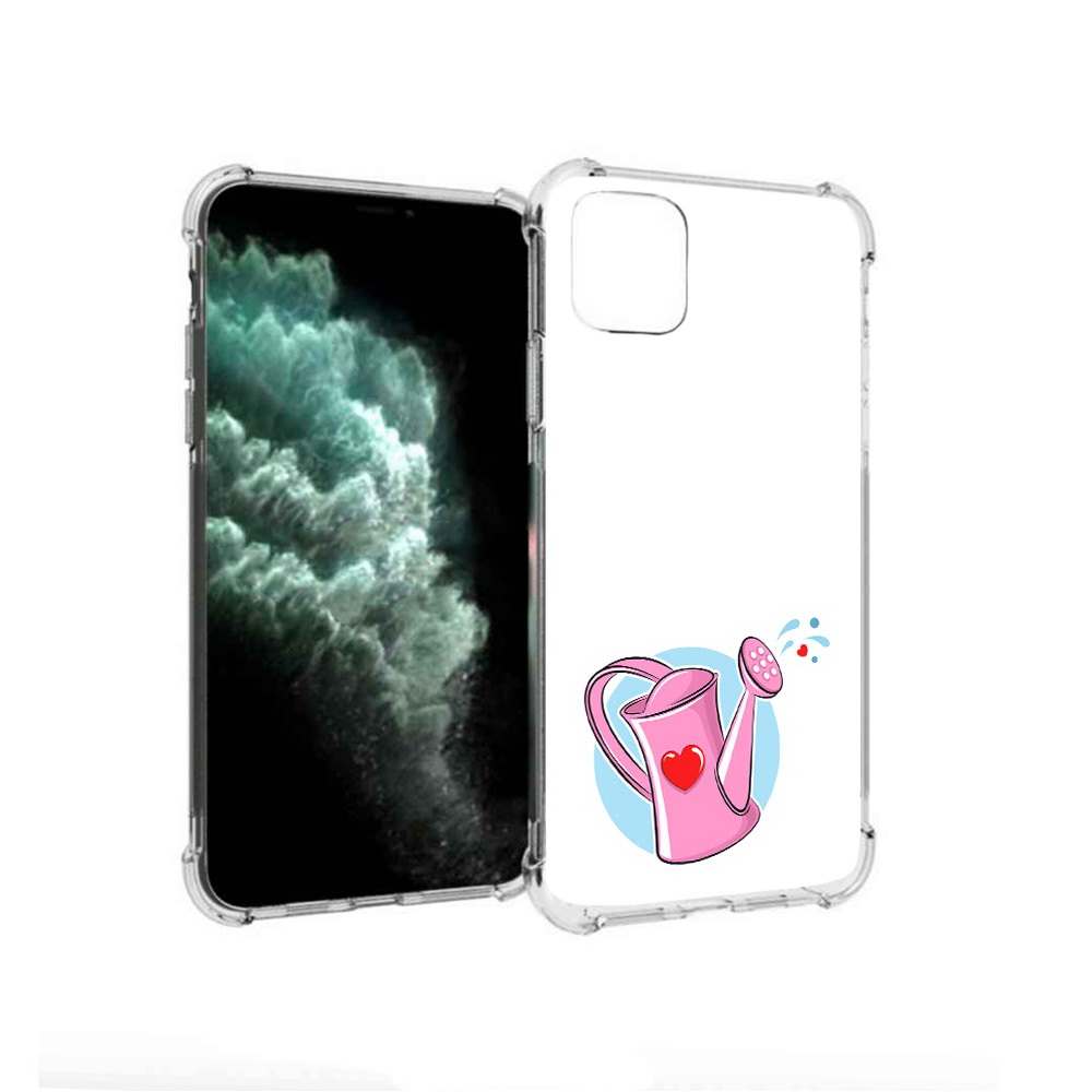 

Чехол MyPads Tocco для Apple iPhone 11 Pro Max Лейка любви 14 февраля (PT142698.615.103), Прозрачный, Tocco