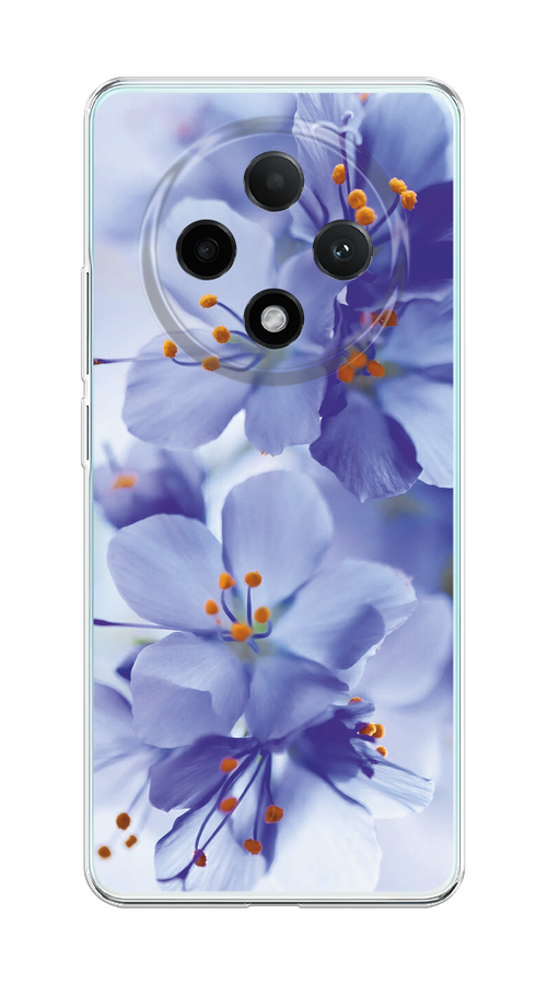 

Чехол на Oppo A3 Pro 5G "Фиолетовые цветки", Фиолетовый;синий, 2517950-1