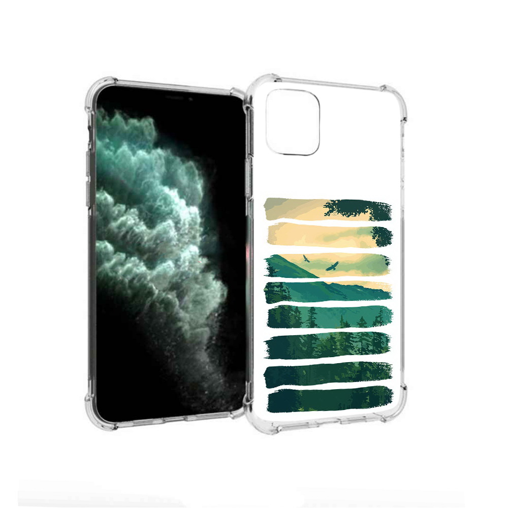 

Чехол MyPads Tocco для Apple iPhone 11 Pro Max Лесная чаща (PT142698.615.107), Прозрачный, Tocco