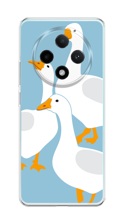 

Чехол на Oppo A3 Pro 5G "Гусиное трио", Голубой;белый;серый;желтый, 2517950-1