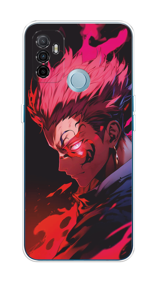 

Чехол Awog на Oppo A53 "Взгляд Сукуны", Розовый;красный;черный, 254350-1