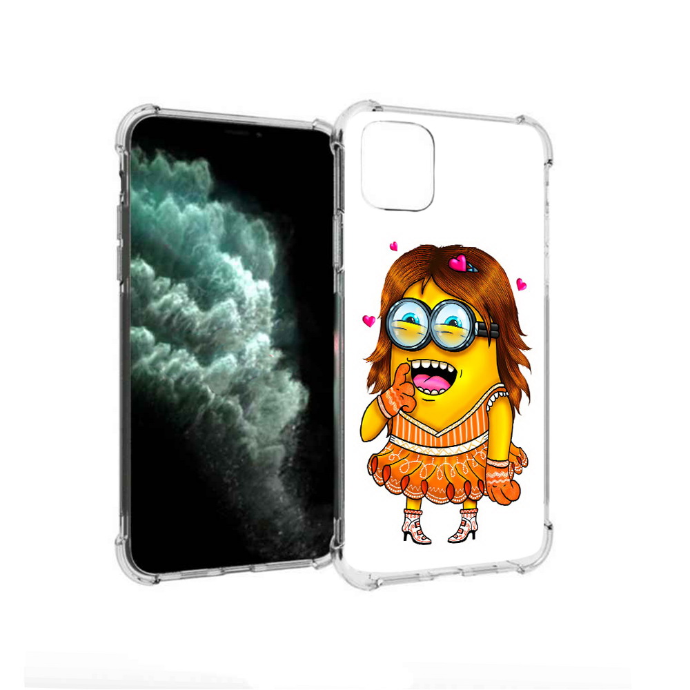 

Чехол MyPads Tocco для Apple iPhone 11 Pro Max Миньон девочка (PT142698.615.116), Прозрачный, Tocco