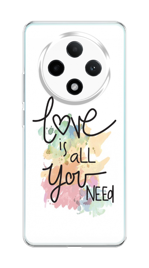 

Чехол на Oppo A3 Pro 5G "Love is all you need", Белый;черный;зеленый, 2517950-1