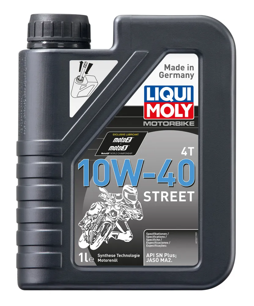 

Моторное масло Liqui Moly синтетическое MOTORBIKE 4T STREET 10W40 1л