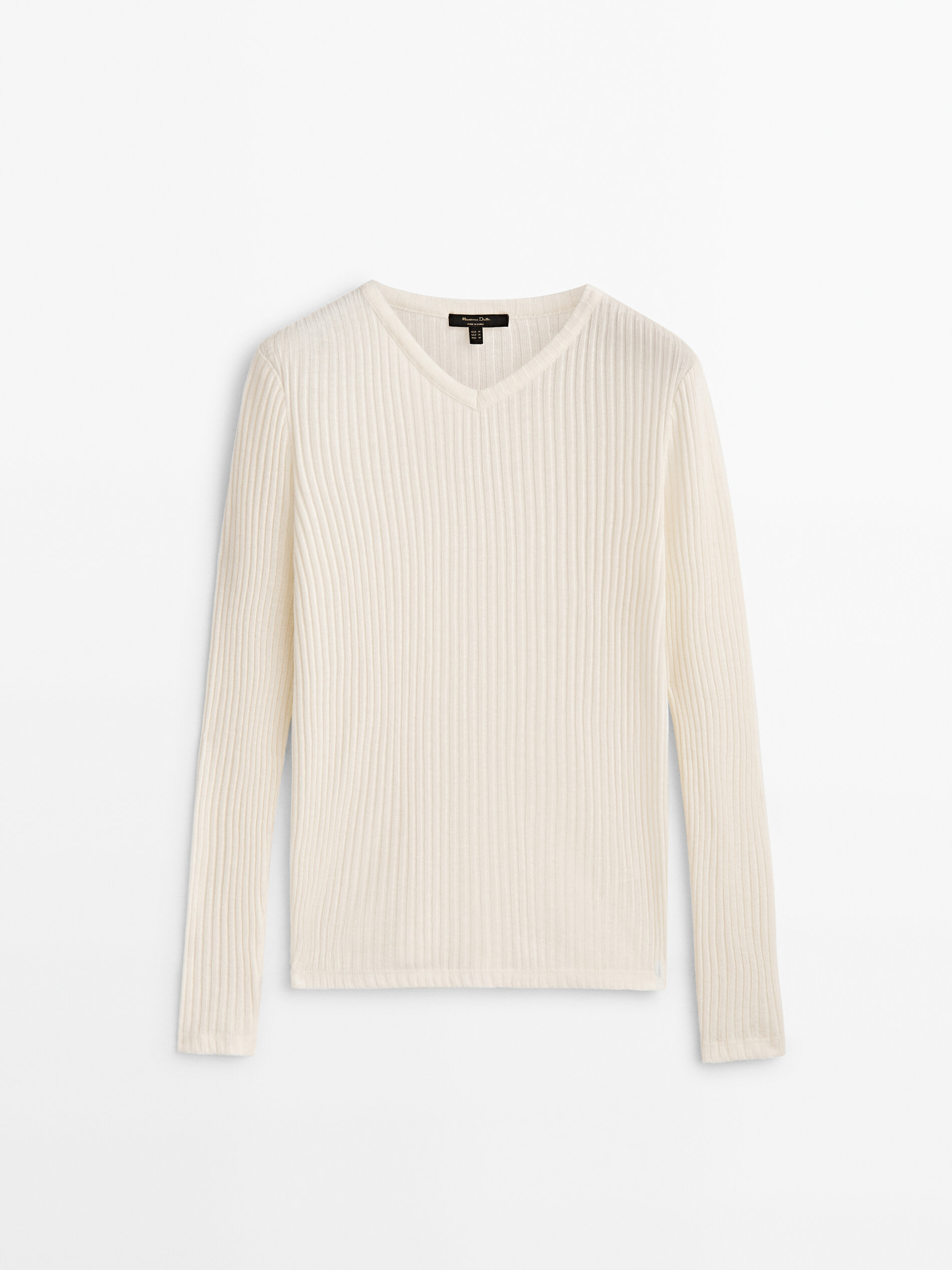 

Пуловер женский Massimo Dutti 06897927712 белый XS, 06897927712