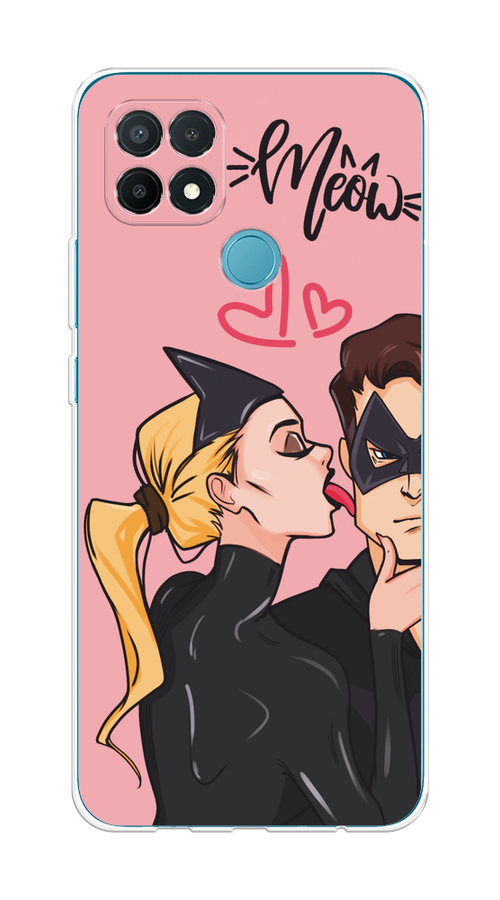 

Чехол Awog на Oppo A15/A15s "Kiss of Cat Woman", Розовый;черный;бежевый, 254750-1