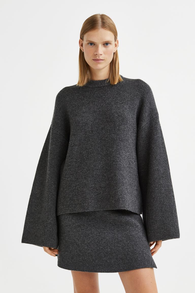 

Джемпер женский H&M 1106520001 серый L (доставка из-за рубежа), 1106520001