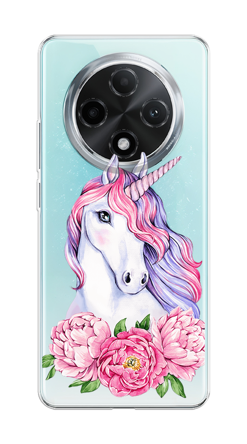

Чехол на Oppo A3 Pro 5G "Единорог с пионами", Розовый;белый;зеленый, 2517950-1