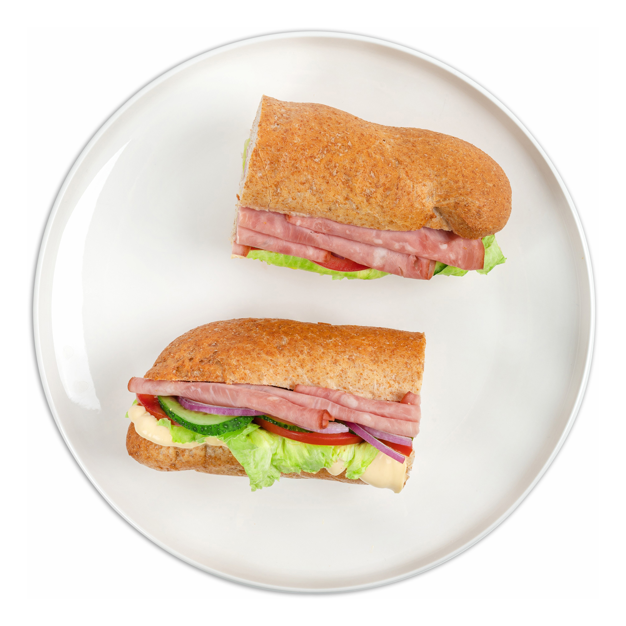 Сэндвич АШАН сырный с ветчиной 270 г