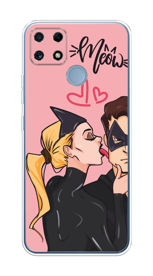 

Чехол Awog на Oppo Realme C25/C25s "Kiss of Cat Woman", Розовый;черный;бежевый, 256950-1