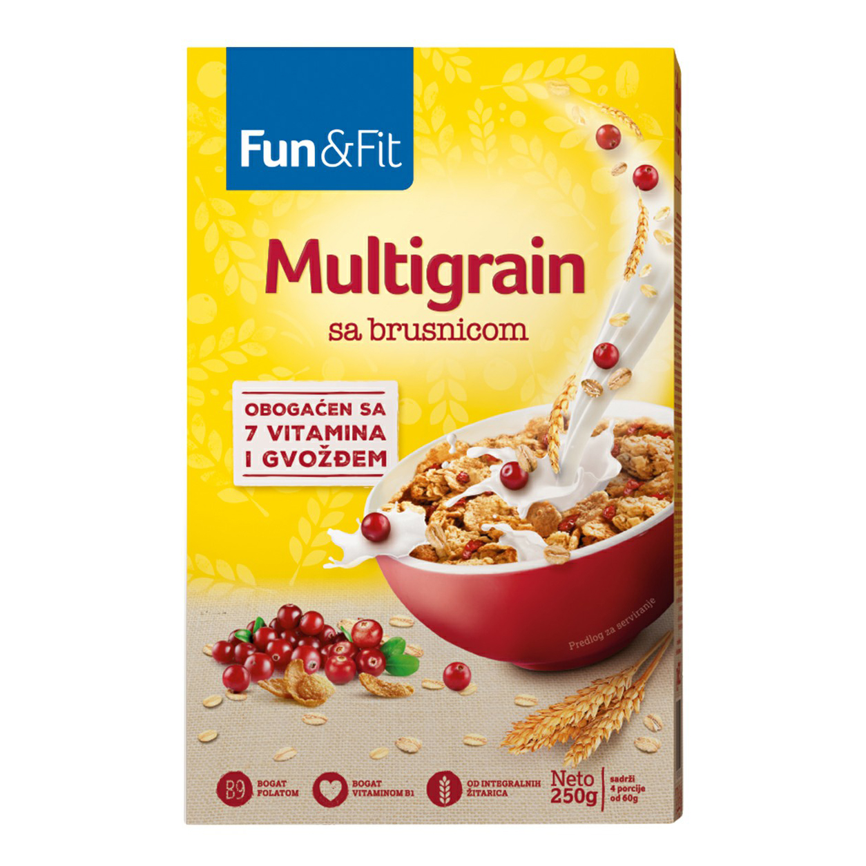 

Хлопья мультизлаковые Fun & Fit 250 г